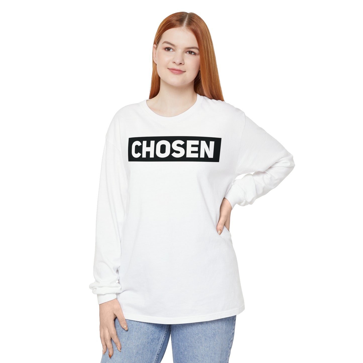 Unisex Garment-dyed Long Sleeve T-Shirt