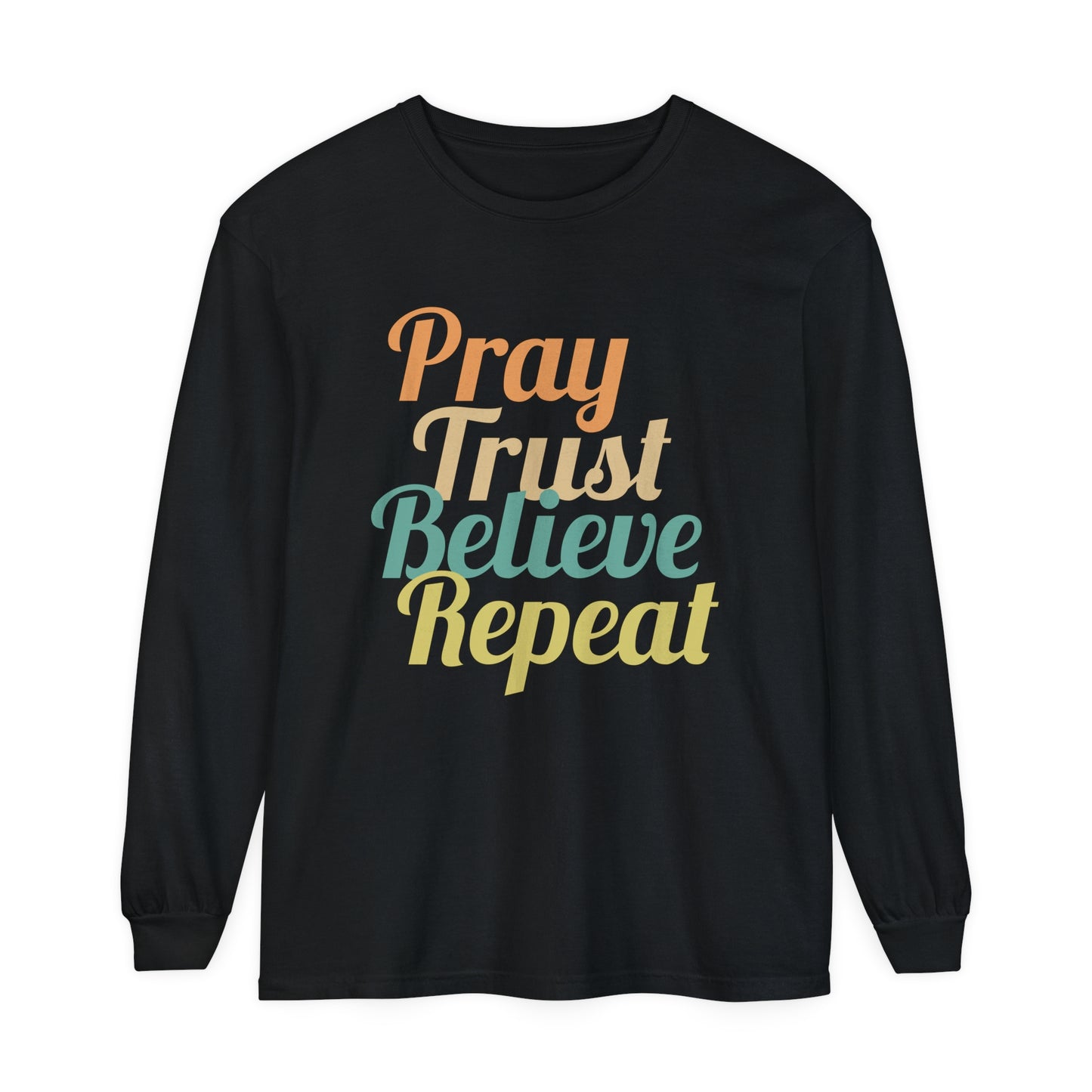 Unisex Garment-dyed Long Sleeve T-Shirt