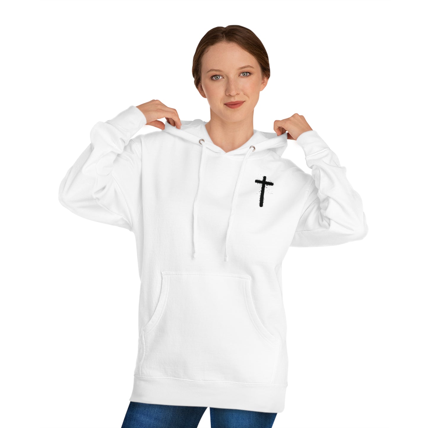 Faith over fear - hoodie white