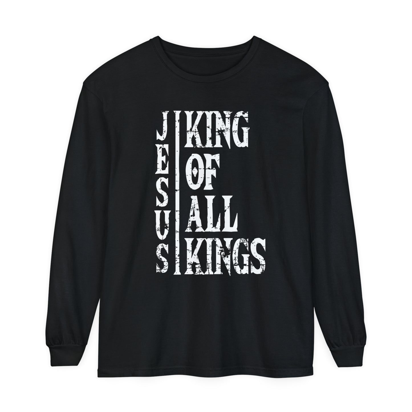 Unisex Garment-dyed Long Sleeve T-Shirt