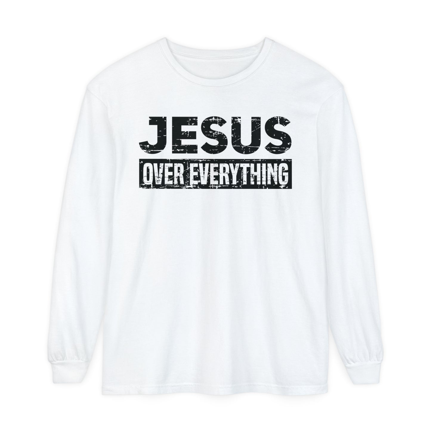 Unisex Garment-dyed Long Sleeve T-Shirt