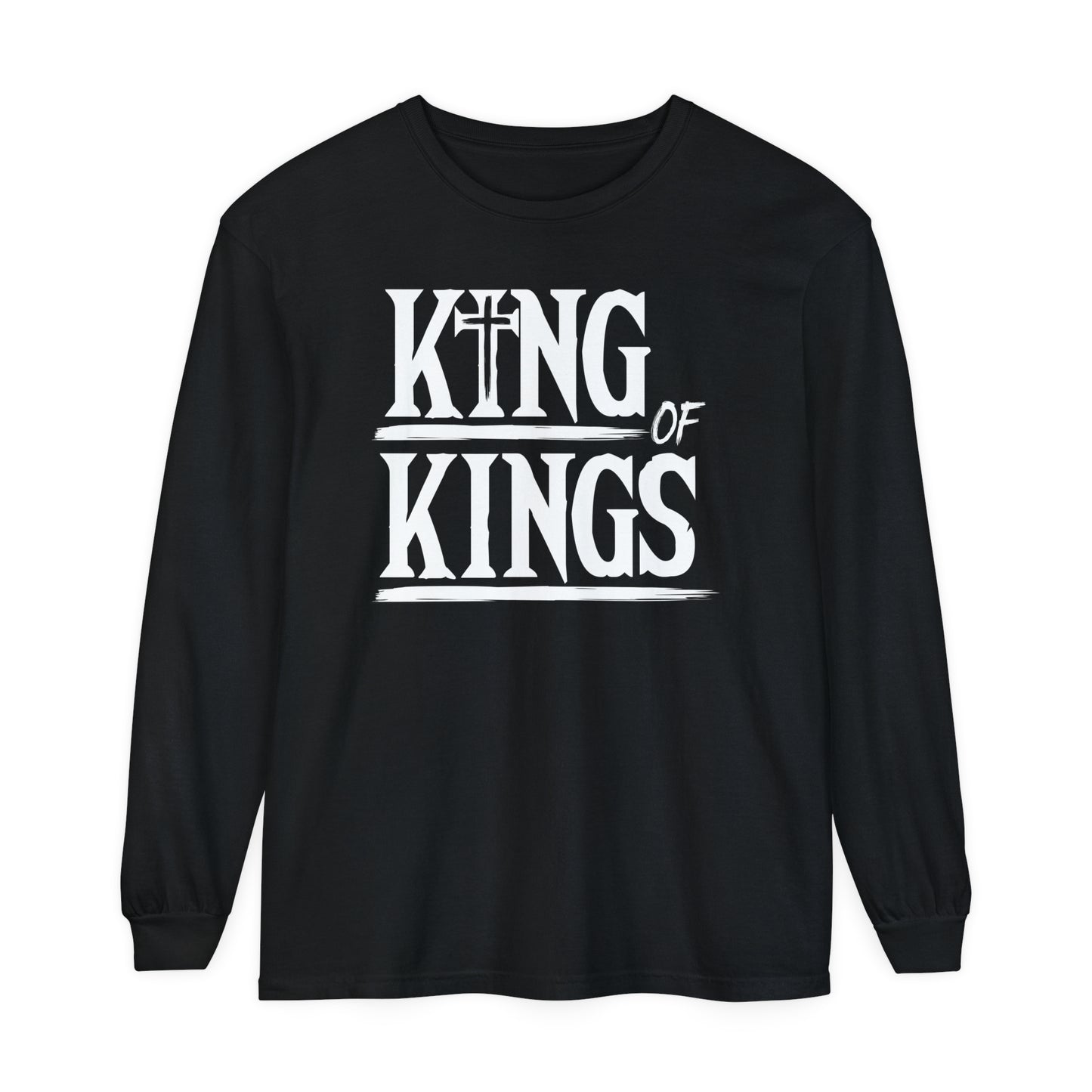 Unisex Garment-dyed Long Sleeve T-Shirt