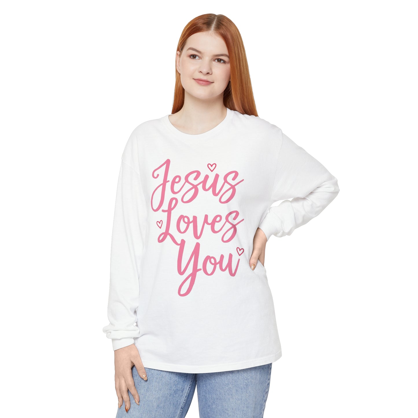 Unisex Garment-dyed Long Sleeve T-Shirt