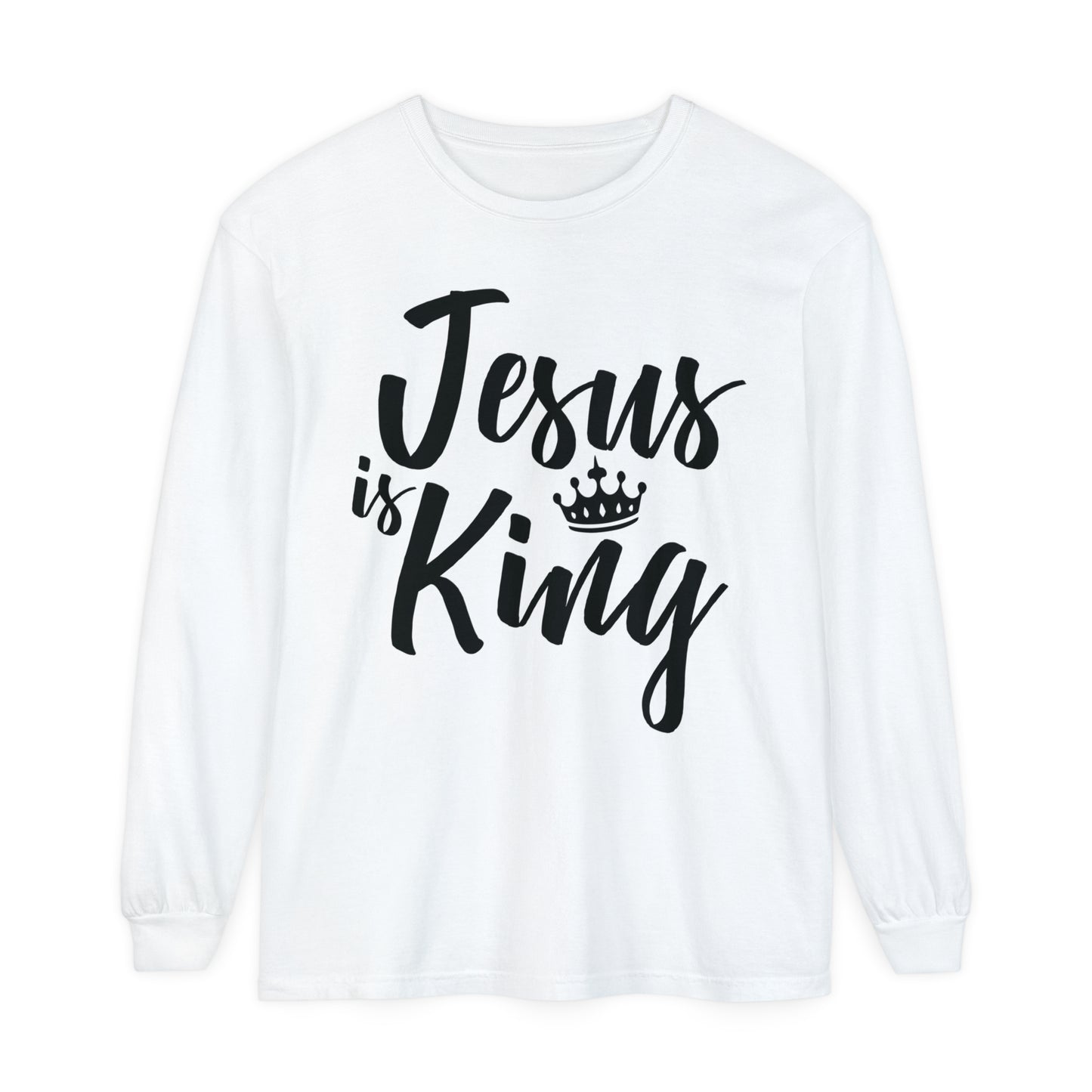 Unisex Garment-dyed Long Sleeve T-Shirt