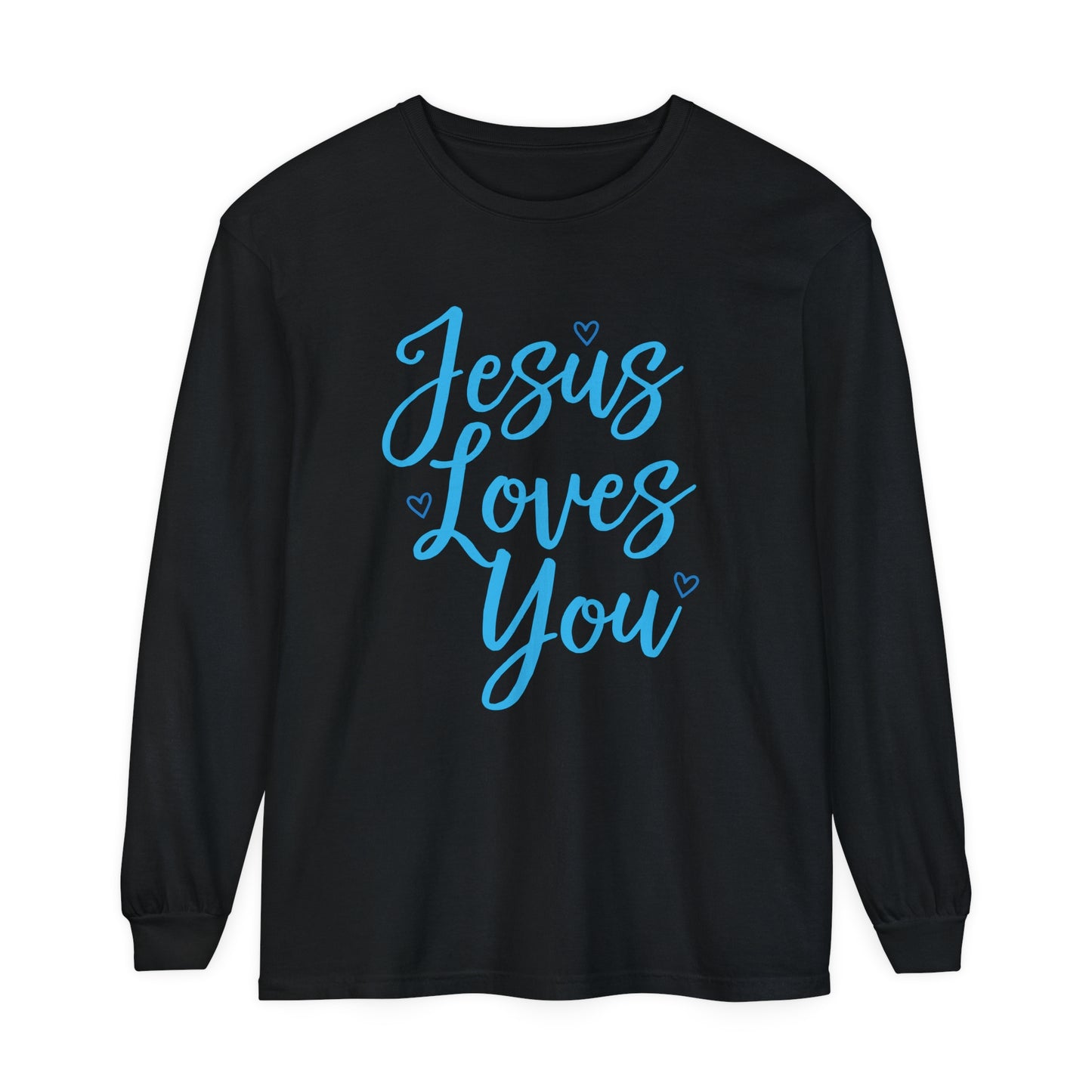 Unisex Garment-dyed Long Sleeve T-Shirt