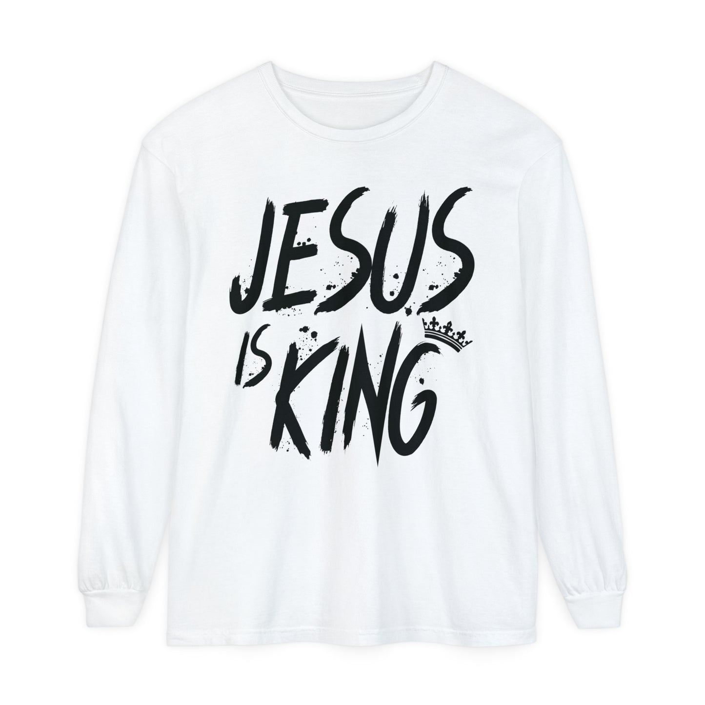 Unisex Garment-dyed Long Sleeve T-Shirt