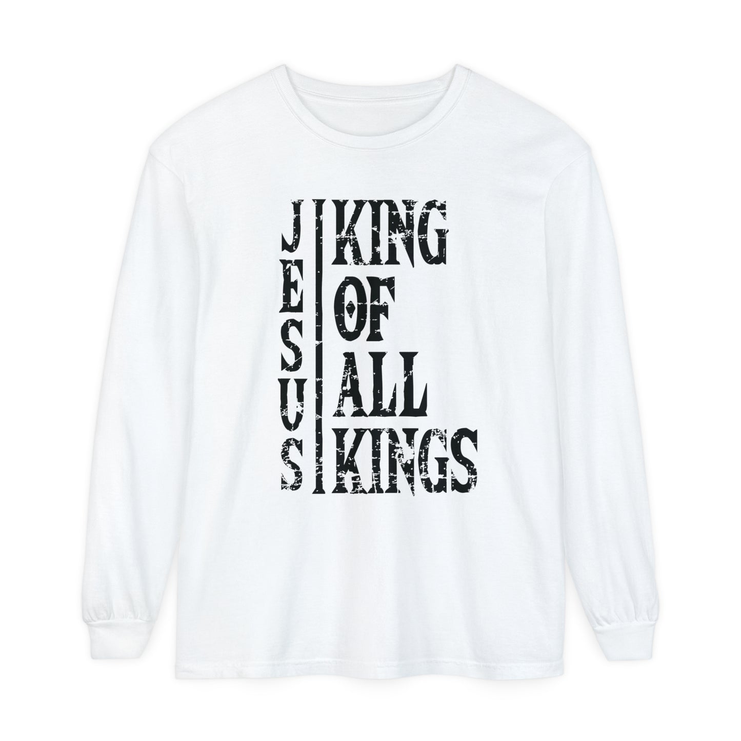 Unisex Garment-dyed Long Sleeve T-Shirt