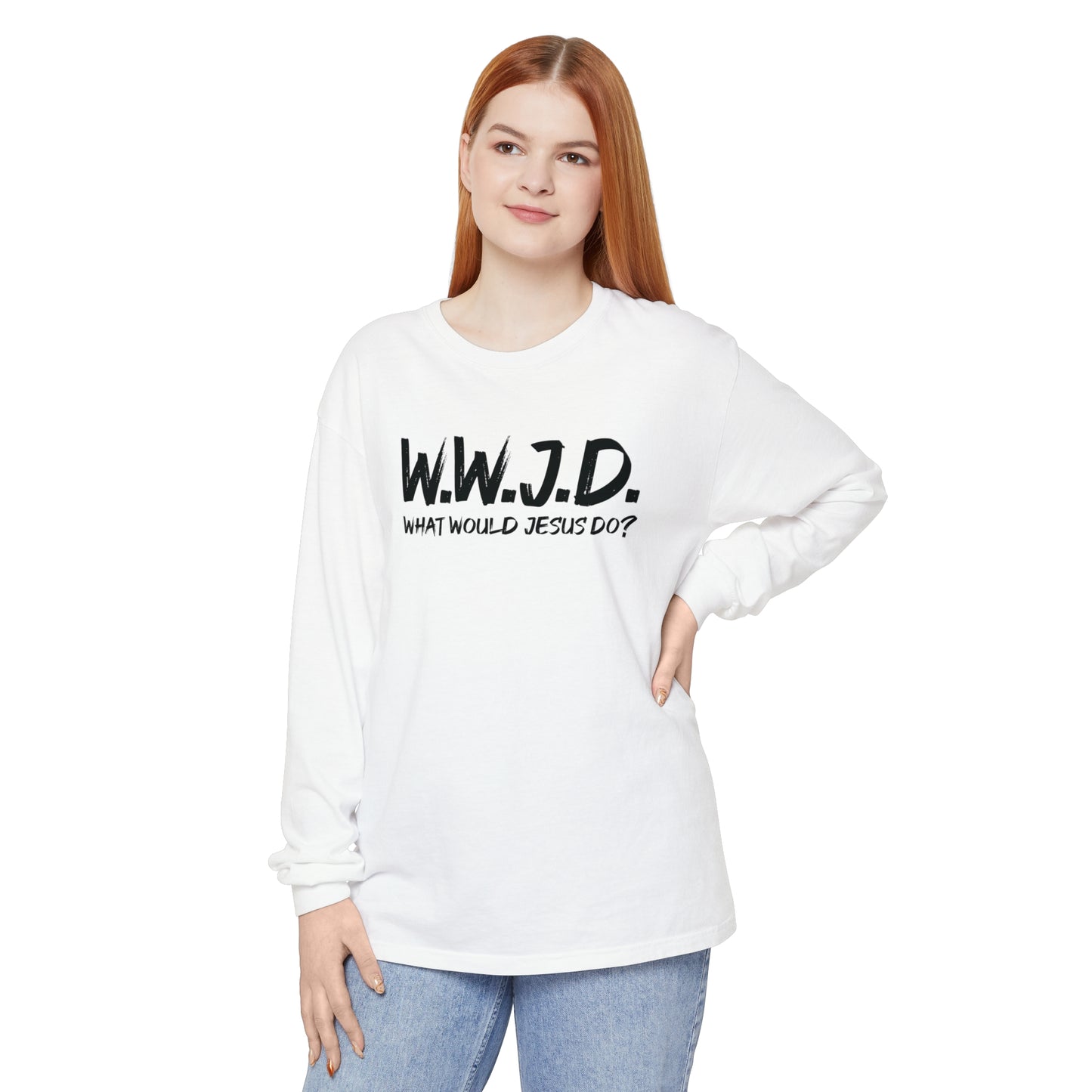 Unisex Garment-dyed Long Sleeve T-Shirt