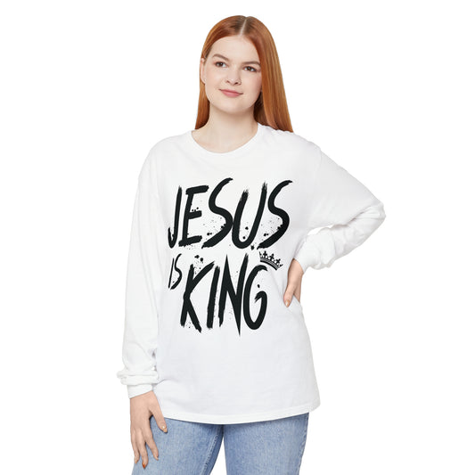 Unisex Garment-dyed Long Sleeve T-Shirt