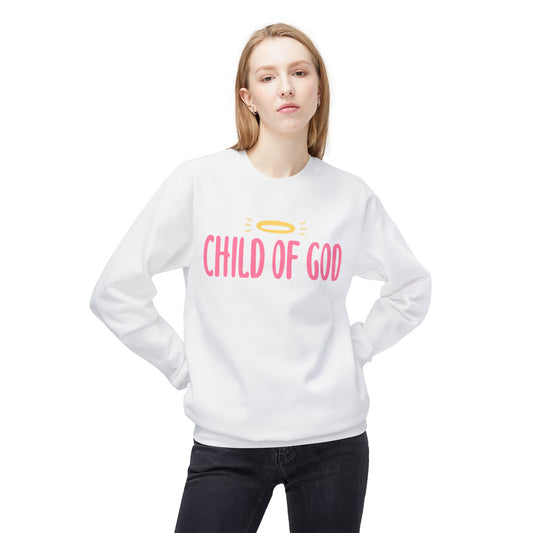 Child of god -adult crewneck sweatshirt