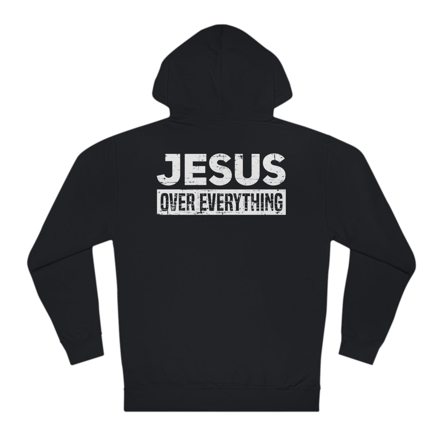 Jesus over Everything v2 Medium-heavy Unisex Hooded Sweatshirt