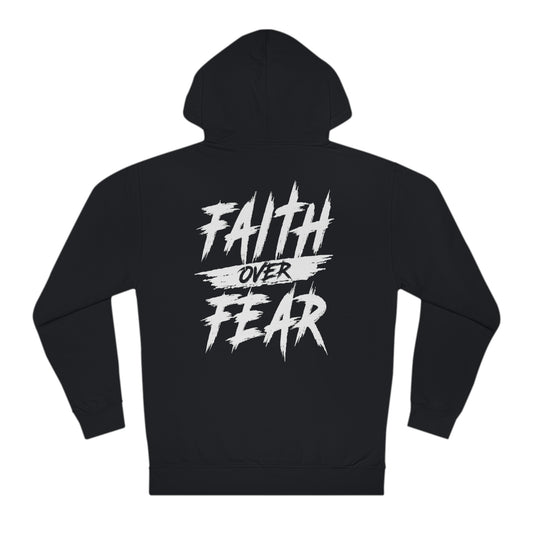 Faith over fear hoodie black