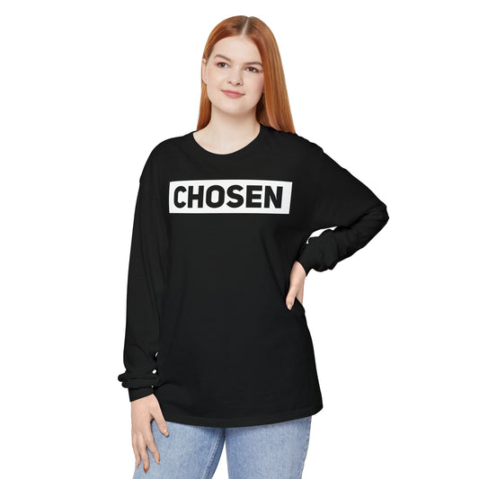 Unisex Garment-dyed Long Sleeve T-Shirt