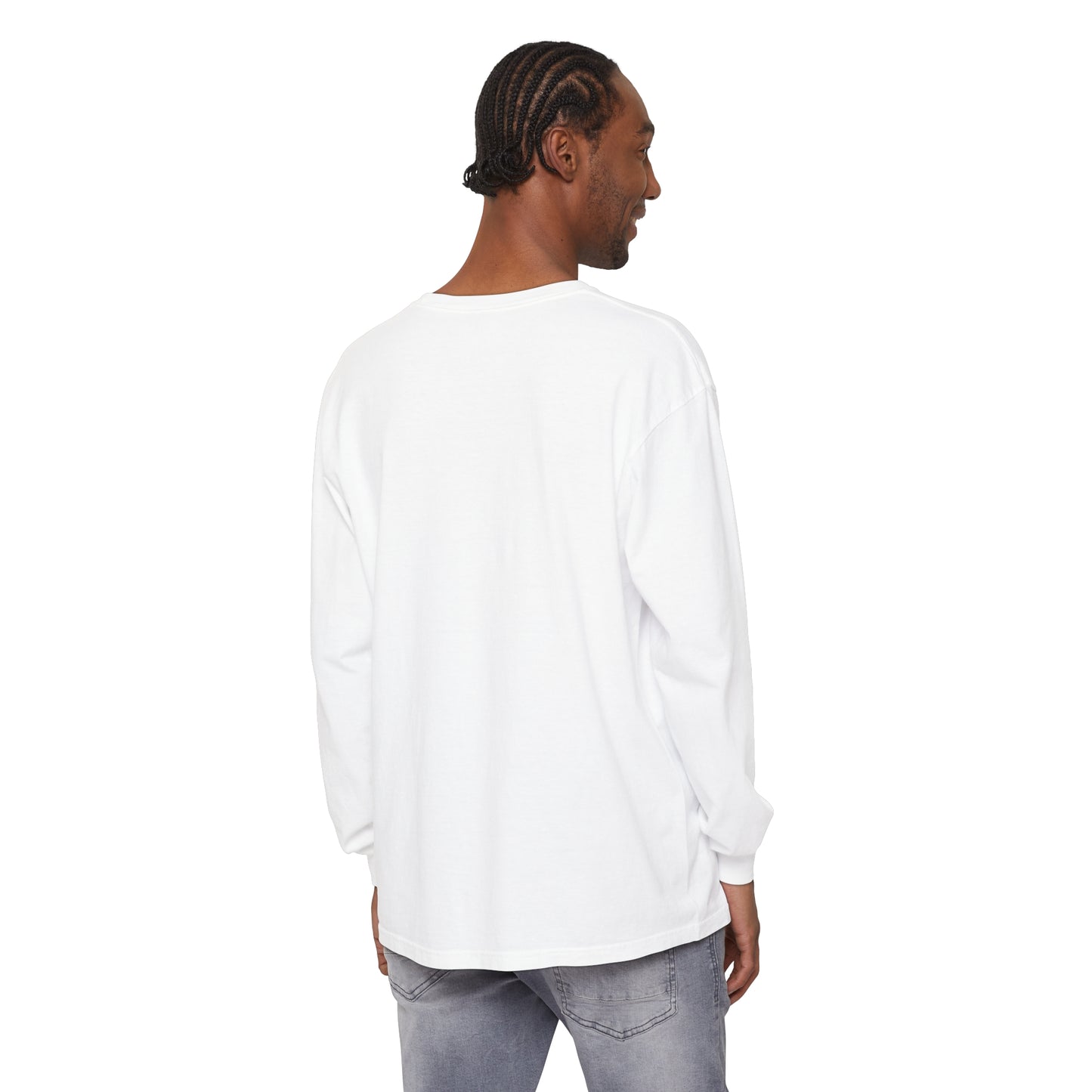 Jesus Saves - Unisex Garment-dyed Long Sleeve T-Shirt