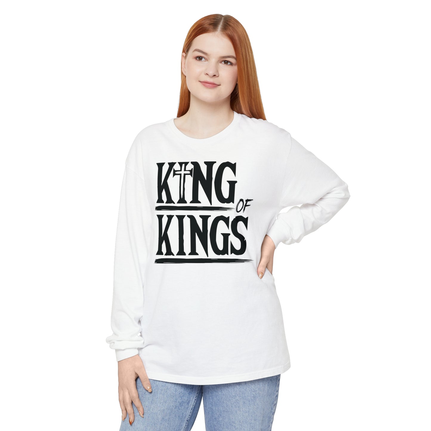 Unisex Garment-dyed Long Sleeve T-Shirt